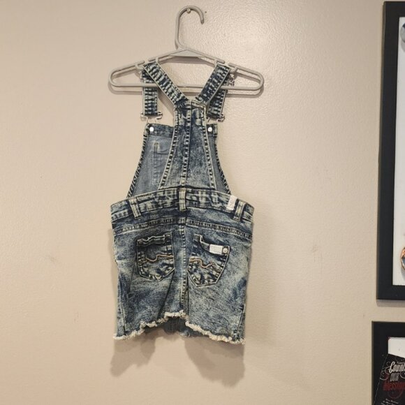 7 For All Mankind 3T Denim Overall Dress - Picture 2 of 8